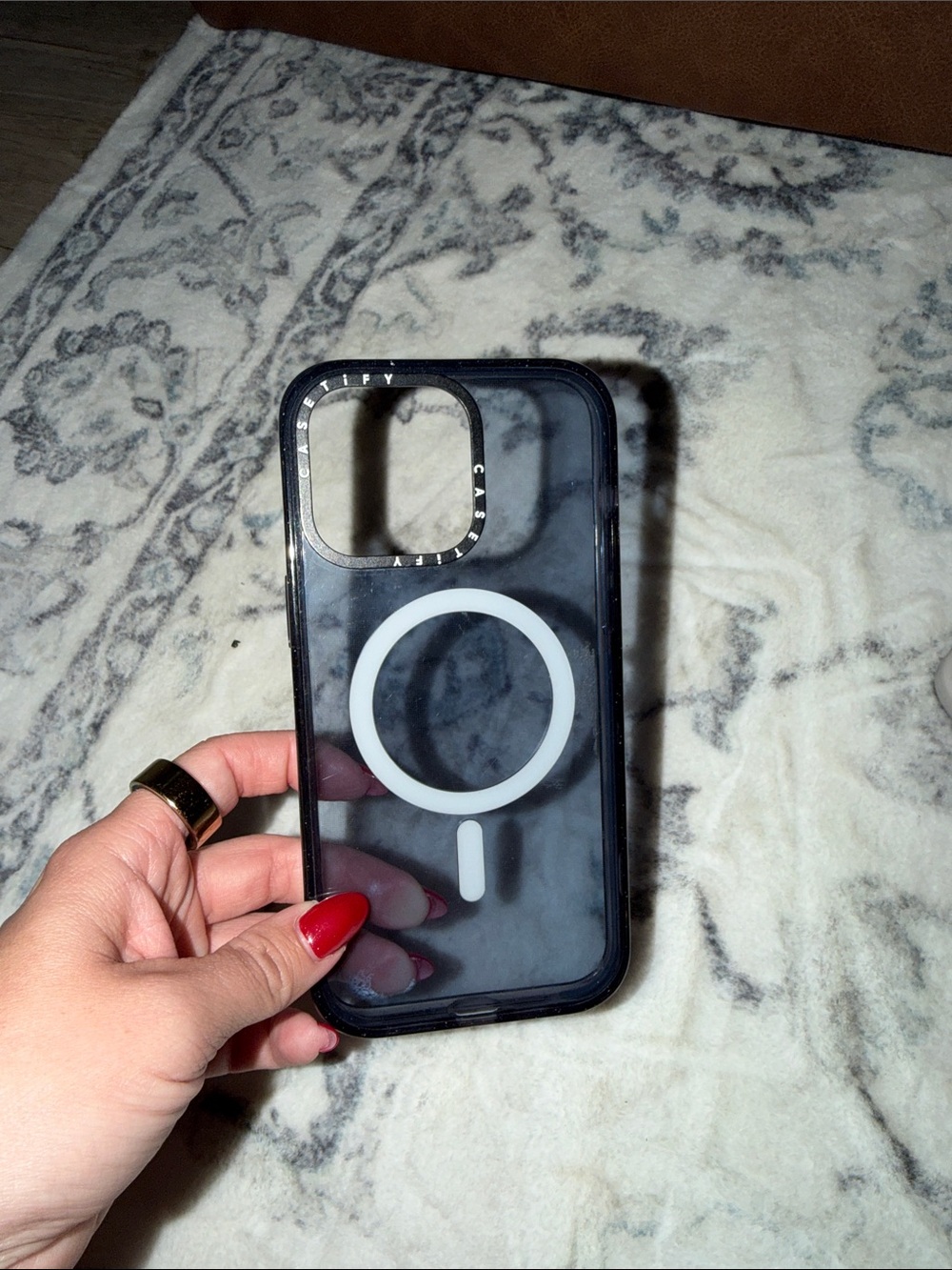 Casetify Clear Blue MagSafe-Compatible iPhone 15 Pro Max Case